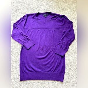 Banana Republic purple knit sweater Size M